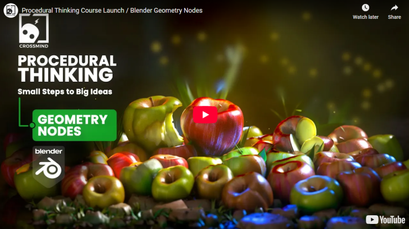 Blender几何节点程序化思维-Heycg.cn