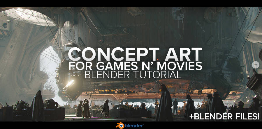 Blender打造游戏与电影概念艺术-Heycg.cn