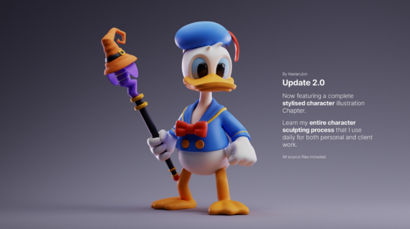 Blender风格化卡通插图之旅【中文字幕】-Heycg.cn