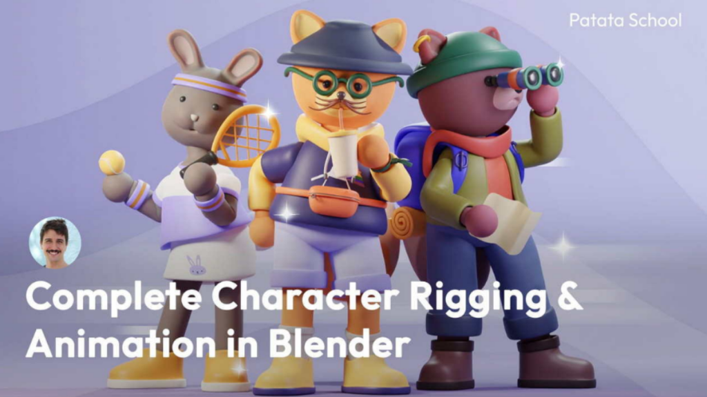Blender角色绑定与动画制作【中文字幕】-Heycg.cn