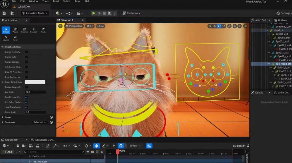 Blender+UE5：高级角色绑定与毛发梳理教程-Heycg.cn