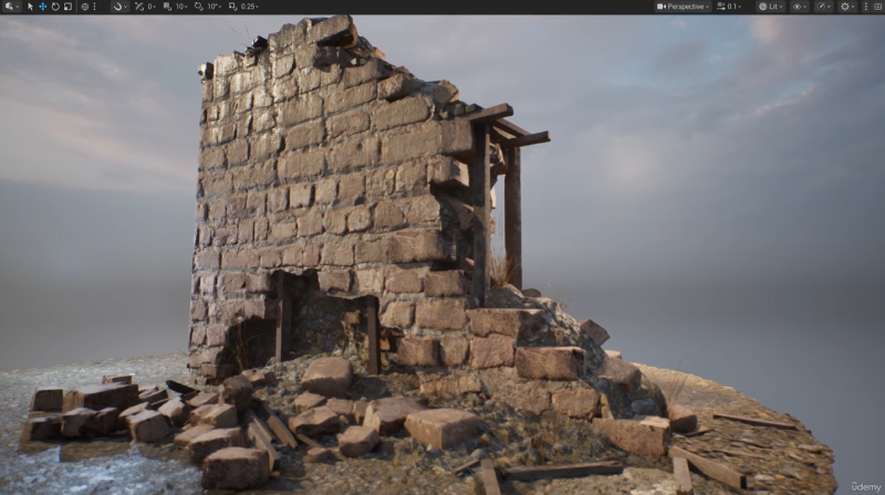 UE5：AAA级游戏资产高级建模技术-Heycg.cn