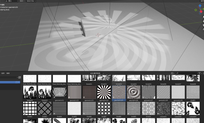 blender插件-灯光纹理资产库插件Gobos Light Textures最新版v2.1-Heycg.cn