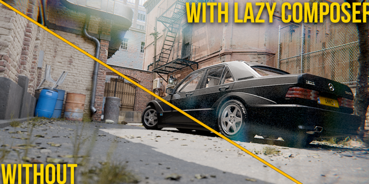 blender一键式电影仿真插件- Lazy Composer v2.0.0-Heycg.cn