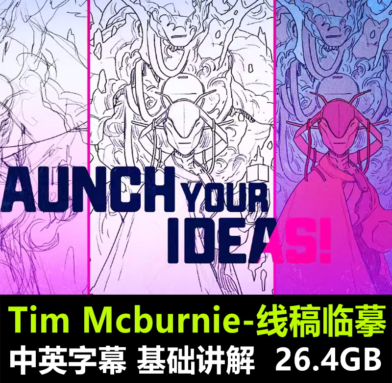 Tim Mcburnie The Drawing Codex素描线稿绘画临摹视频教程课-Heycg.cn