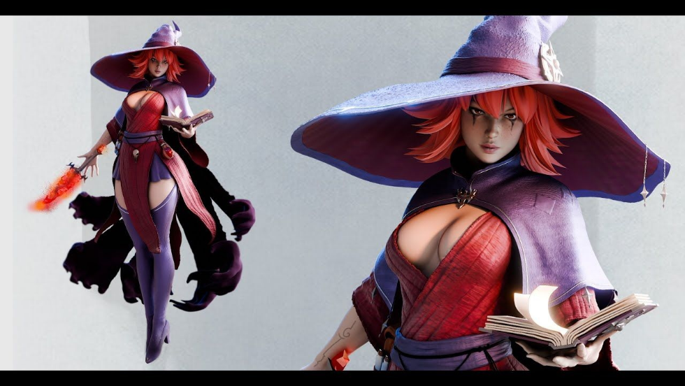 图片[1]-Blender女巫角色雕刻 | Artstation【无字幕】-Heycg.cn