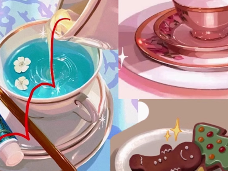 FiNe 插画初学者的纹理表达基础CG美术素描速写绘画视频教程课-Heycg.cn