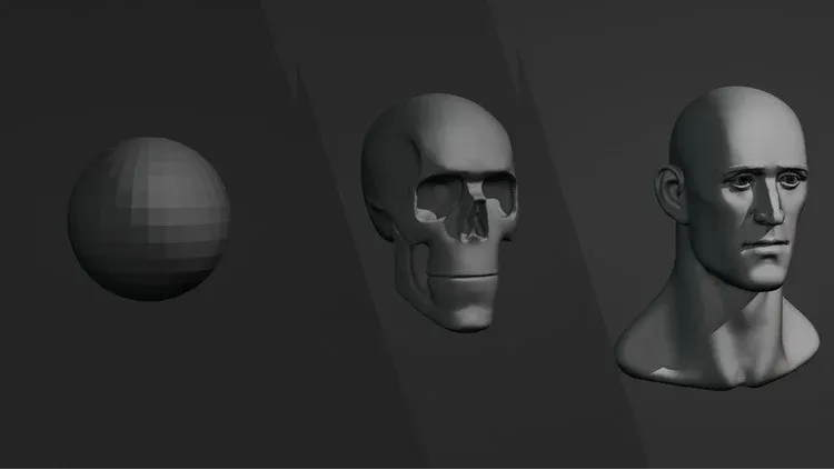 Blender3D雕刻角色课程 | Udemy【中文字幕】-Heycg.cn
