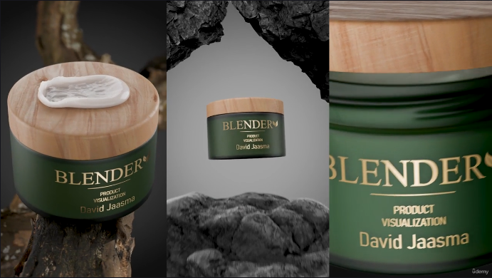 Udemy - Blender 中您的第一个美容产品动画教程-Heycg.cn