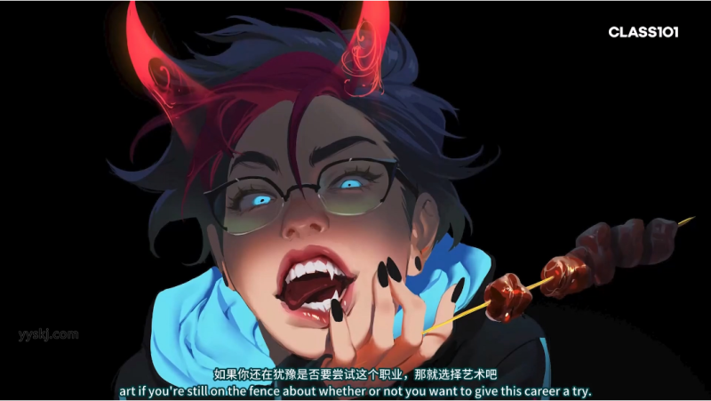 创建一个完整作品集角色设计教程PS人物原画概念理论基础视频课程【中文字幕】-Heycg.cn