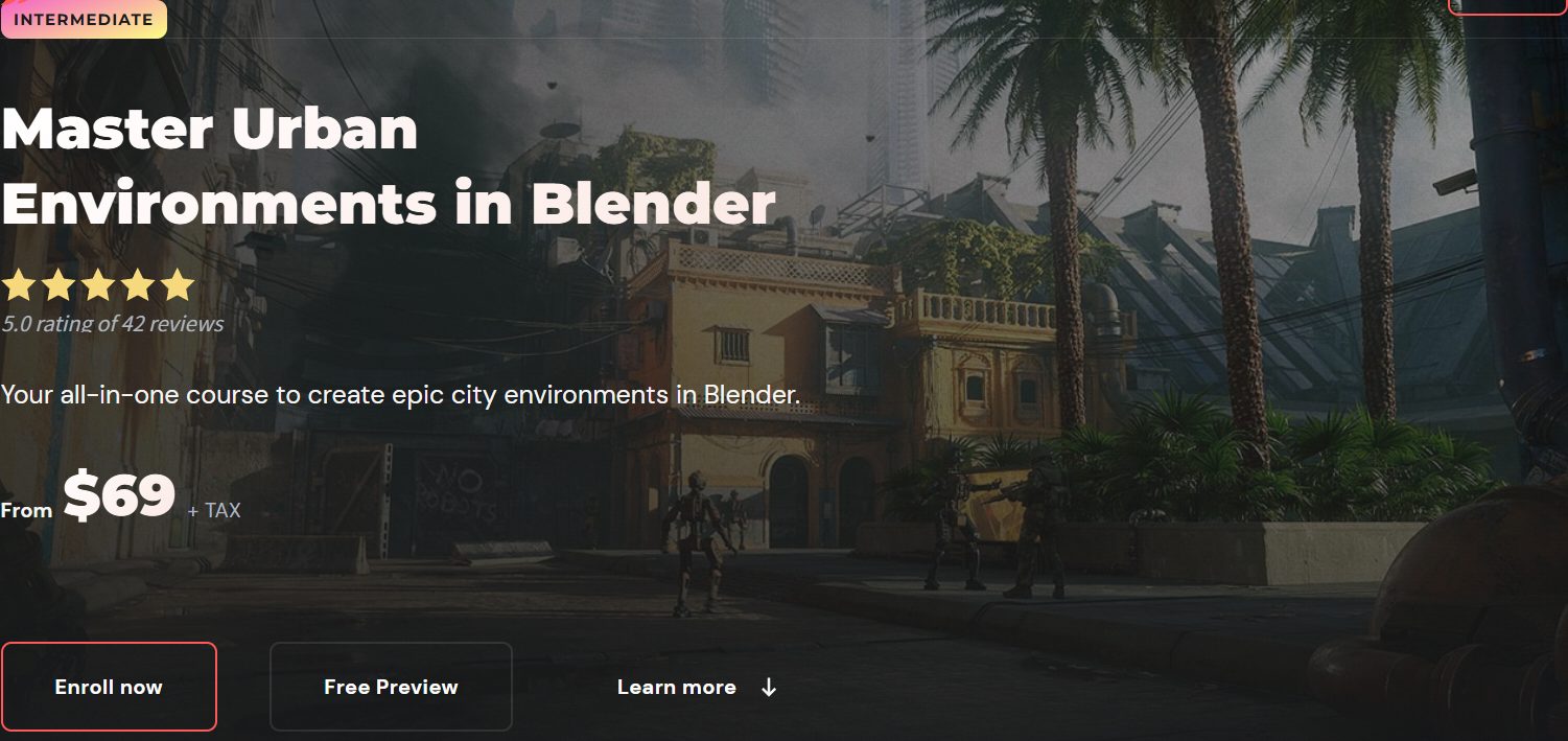 图片[2]-Blender全流程制作大型城市场景视频教程-Heycg.cn