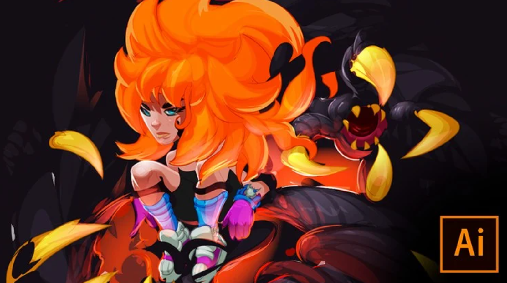 图片[1]-Udemy – Illustration角色设计与插画制作（召唤师）-Heycg.cn