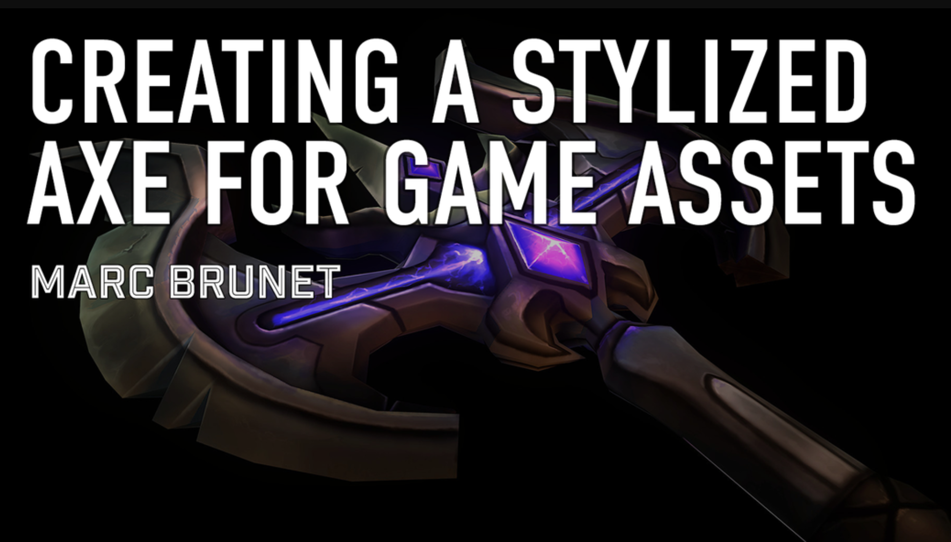 图片[1]-IAMAG – 用3D Coat+Photoshop为游戏素材创建风格化的斧头-Heycg.cn