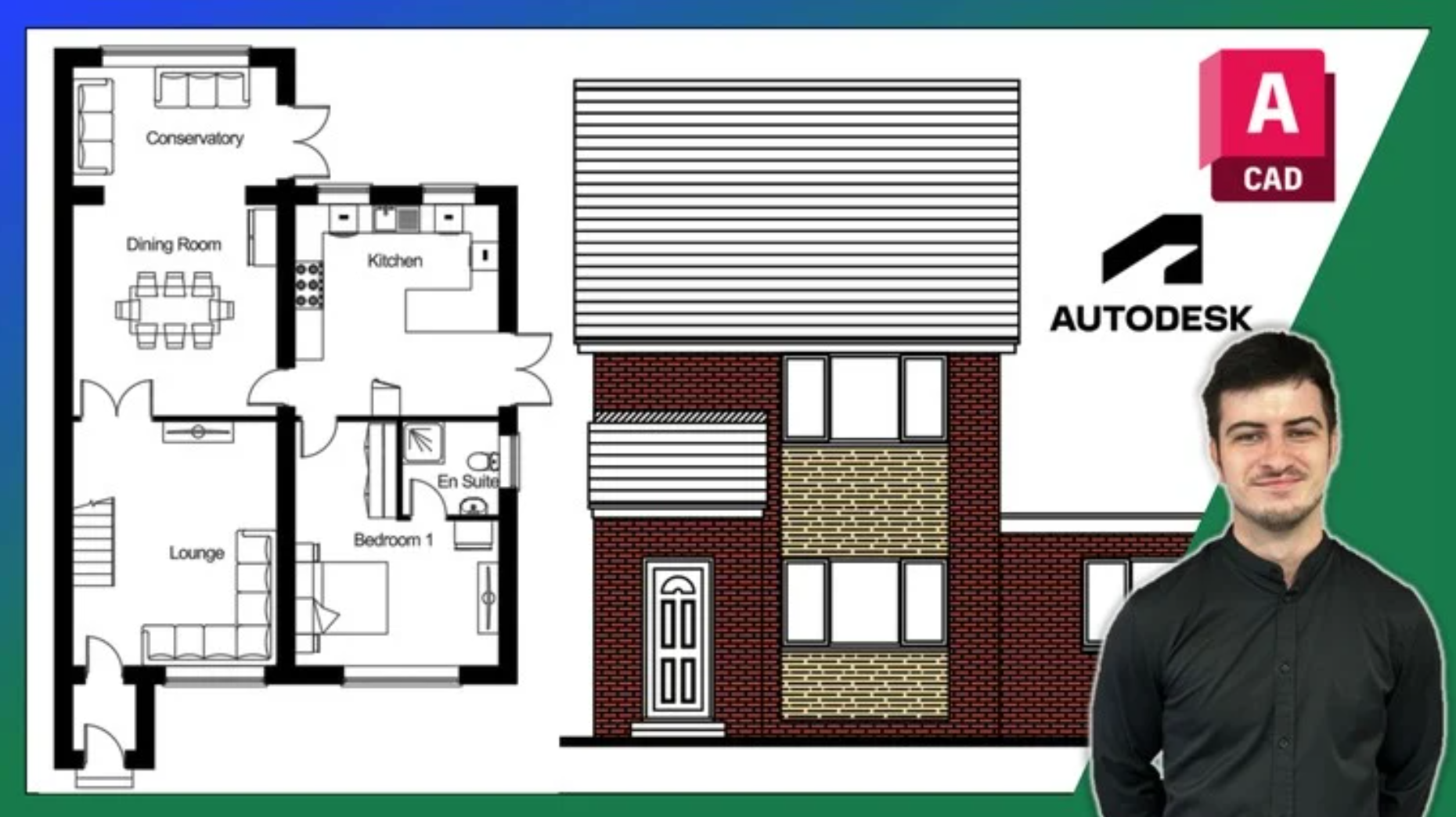 图片[1]-Udemy – AutoCAD建筑平面图与立面图绘制-Heycg.cn