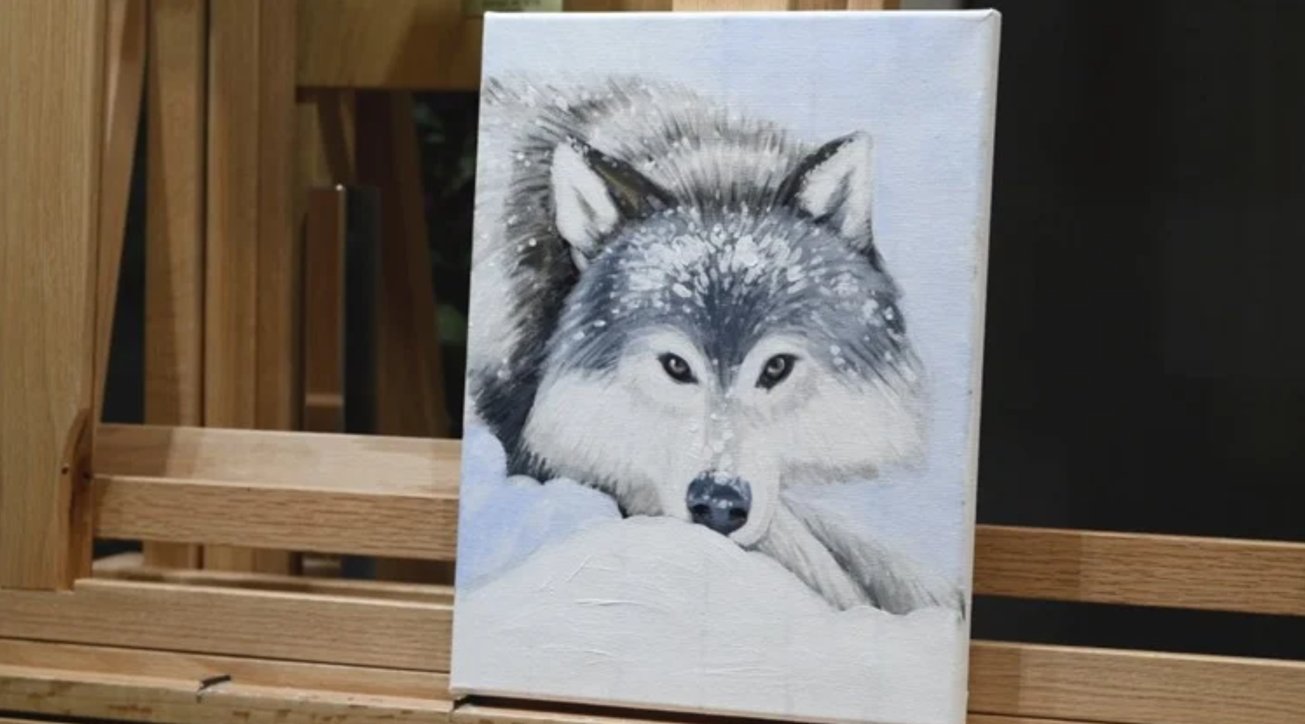 图片[1]-Udemy – 如何一步步画雪地里的狼-Heycg.cn