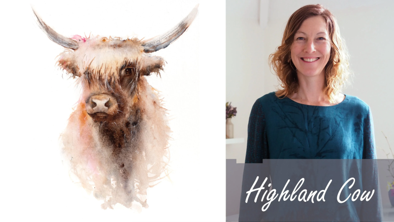 Skillshare - 自由水彩大师班（牦牛绘画）-Heycg.cn