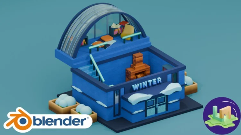 Udemy - Blender风格化模型制作-Heycg.cn