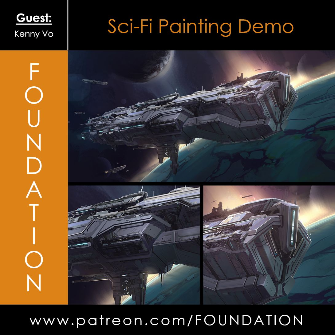 图片[1]-Gumroad – 科幻飞船涂装演示-Heycg.cn