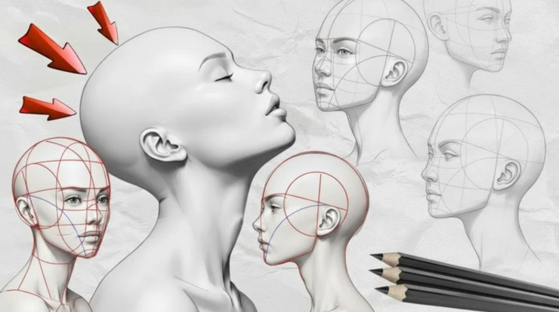 图片[1]-Udemy – 卢米斯头部绘图法：完整的脸部绘画分步教程-Heycg.cn