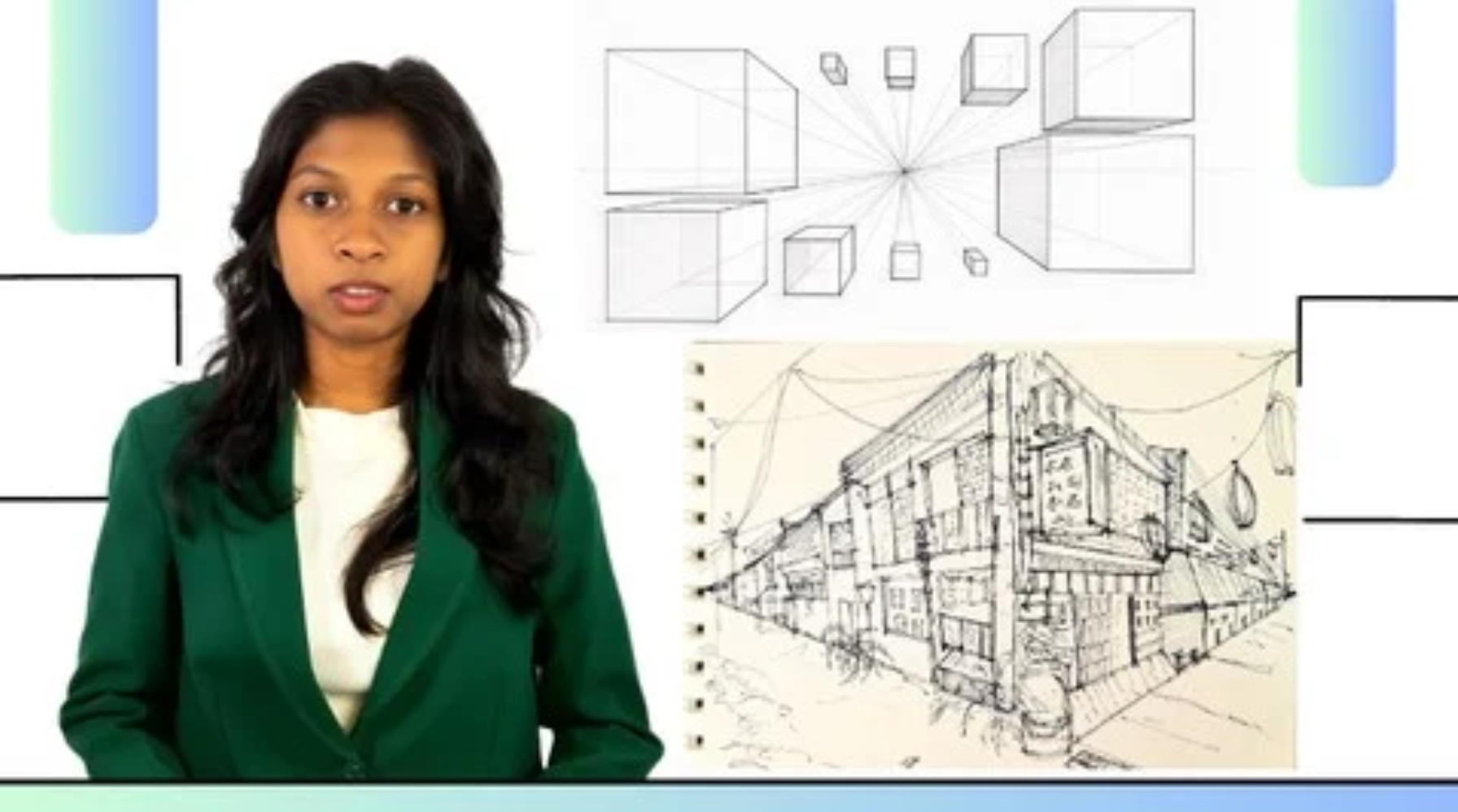 图片[1]-Udemy – 一点透视与两点透视绘画指南-Heycg.cn