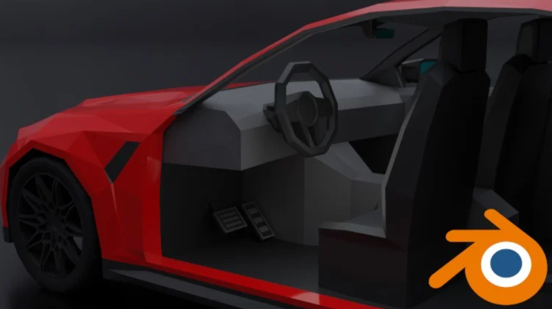 Udemy - Blender风格化汽车与内饰建模-Heycg.cn