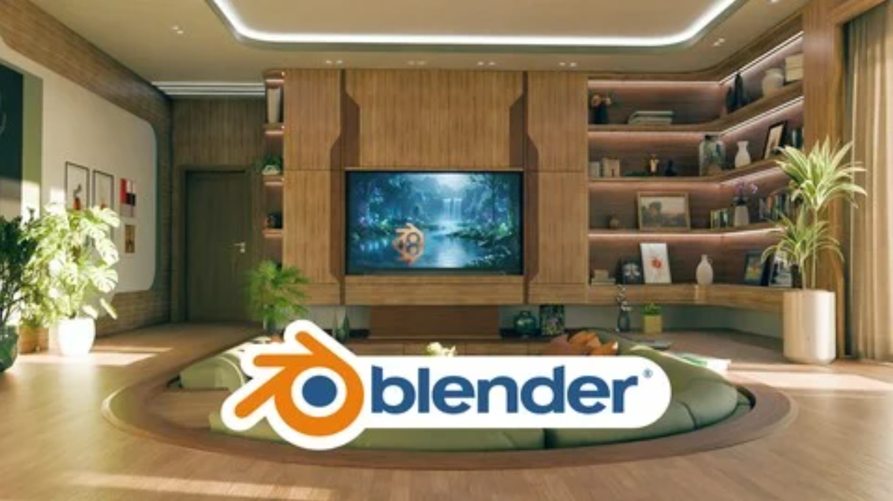 图片[1]-Udemy – 从AI概念到照片级渲染：Blender5室内设计全流程工作流-Heycg.cn