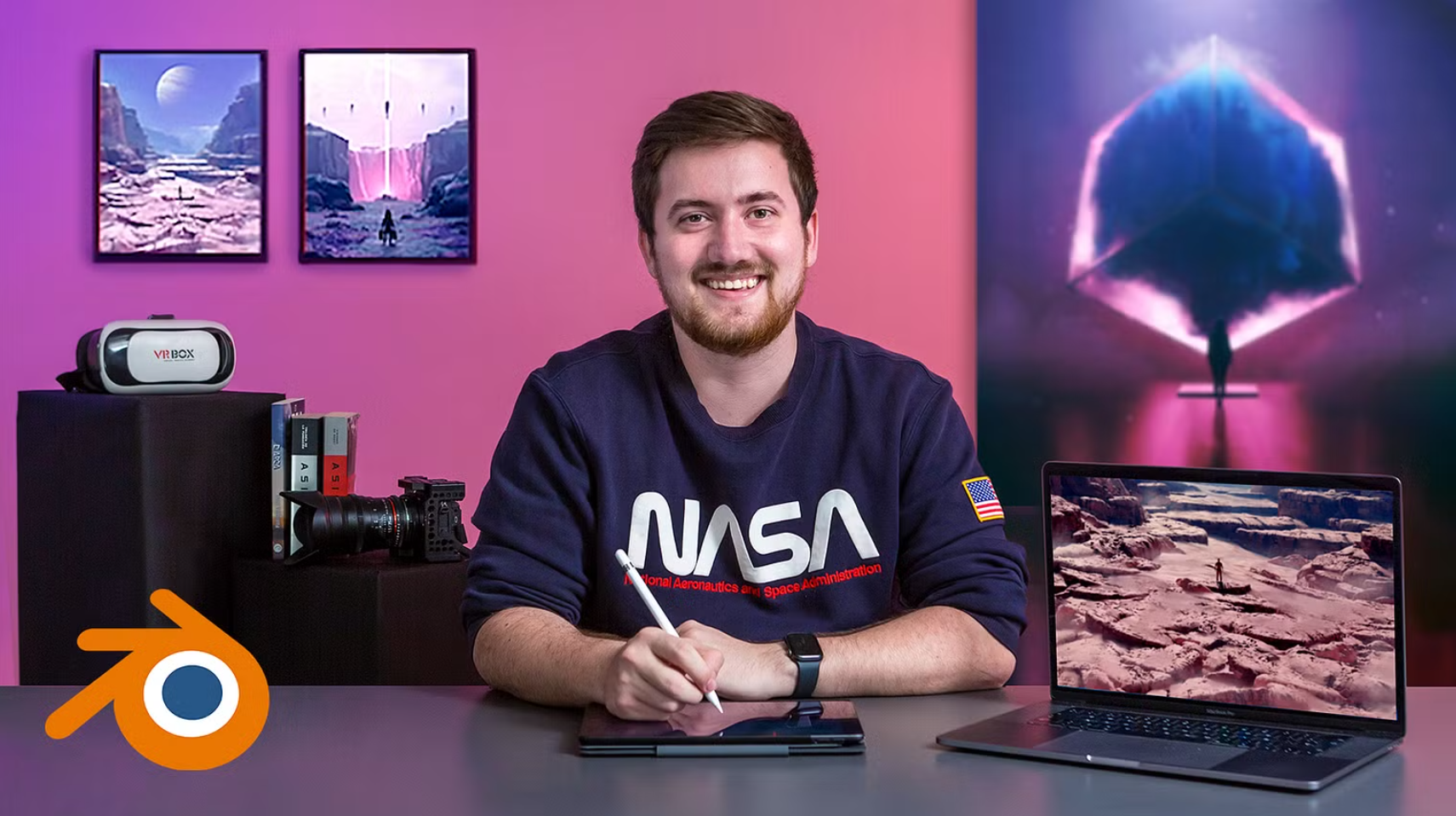 图片[1]-Domestika – 使用Blender制作的精美3D插图-Heycg.cn