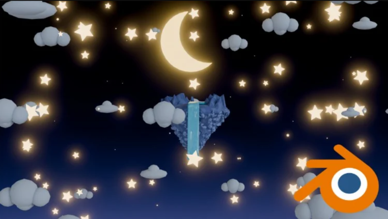 Udemy - Blender风格化场景制作-Heycg.cn