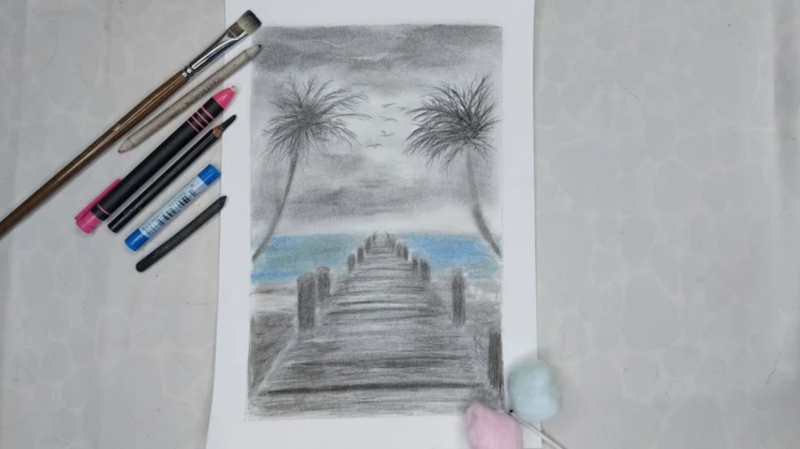 Udemy - 炭笔和粉彩风景画-Heycg.cn