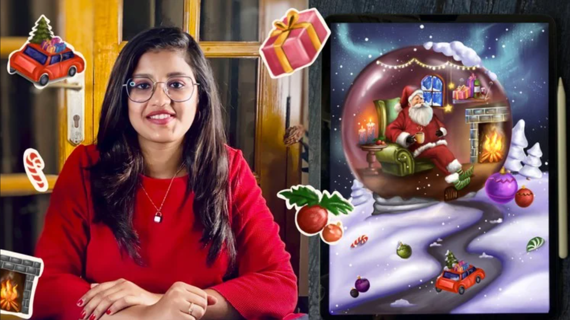 图片[1]-Udemy – Procreate绘制圣诞插图-Heycg.cn