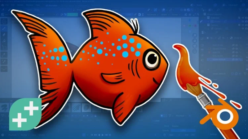 Udemy - Blender Grease Pencil：在3D世界中绘制和制作2D艺术动画-Heycg.cn