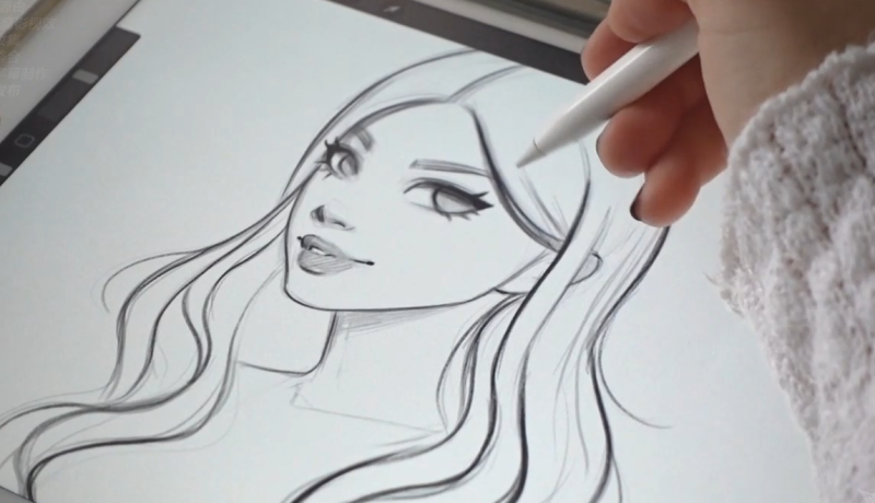 Udemy - Procreate女性肖像角色绘画-Heycg.cn