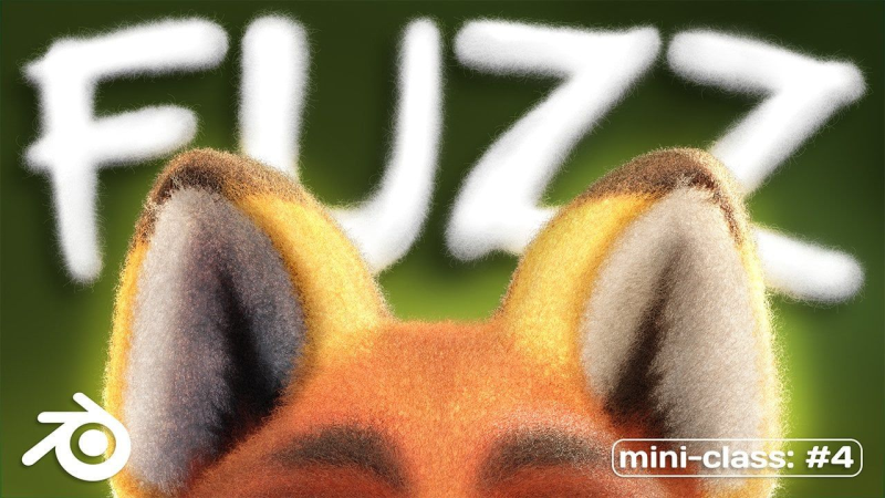 Skillshare - Blender3D中为你的角色设计添加纹理毛发-Heycg.cn