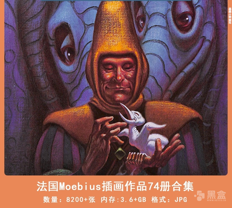 墨比斯图集8200张 领略大神笔下不同位面交错时空的顶级线条魅力-Heycg.cn