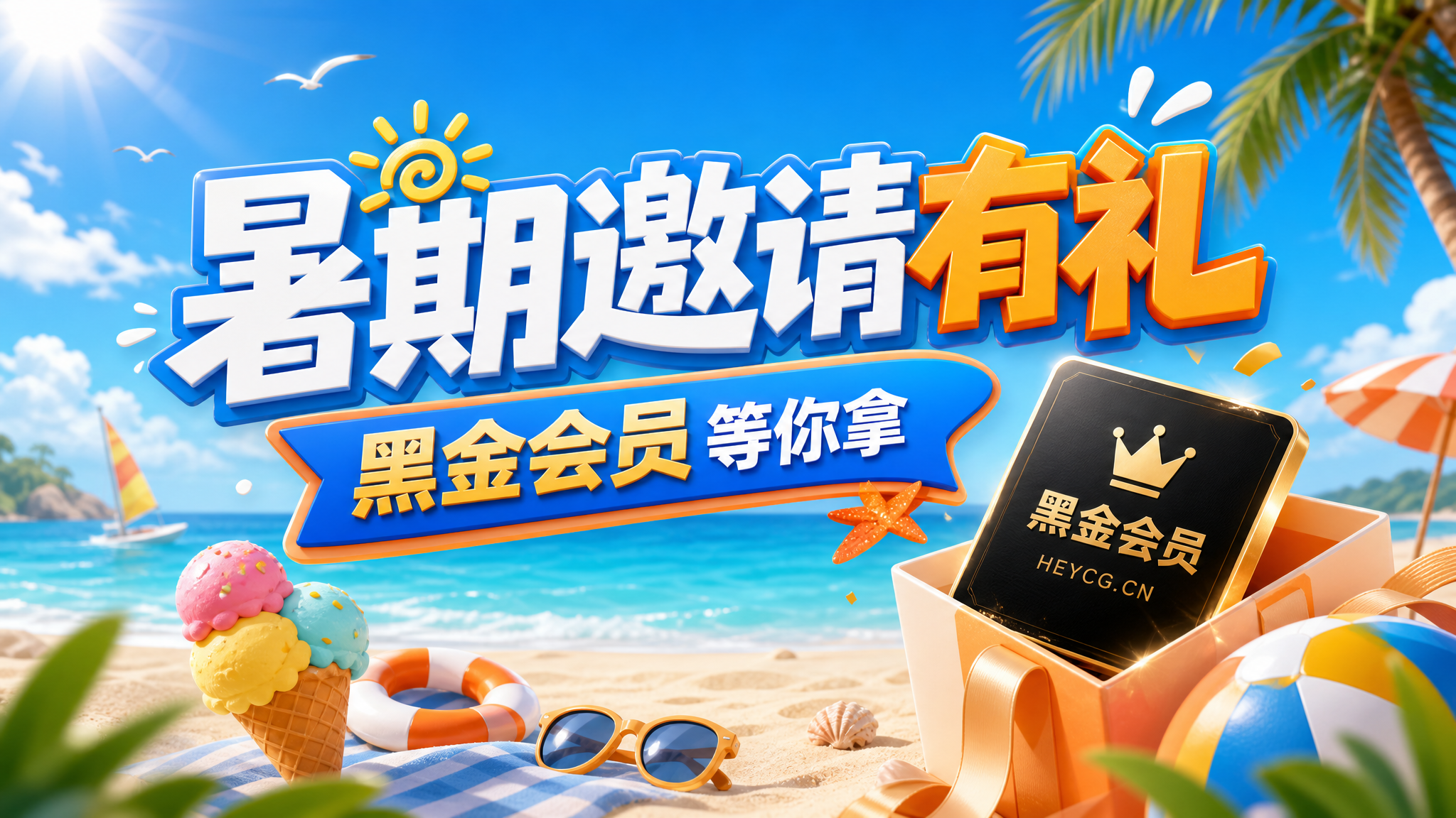邀请好友奖励计划【暑期限时活动】-Heycg.cn