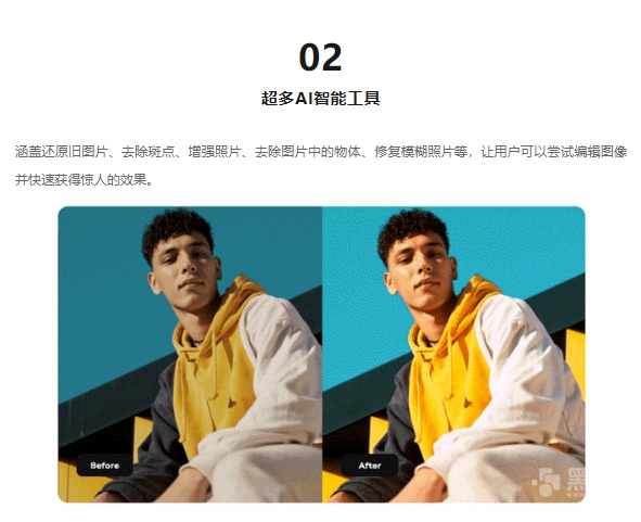全新AI全自动化修图神器 AI一键修图速度远超PS堪称一绝-Heycg.cn