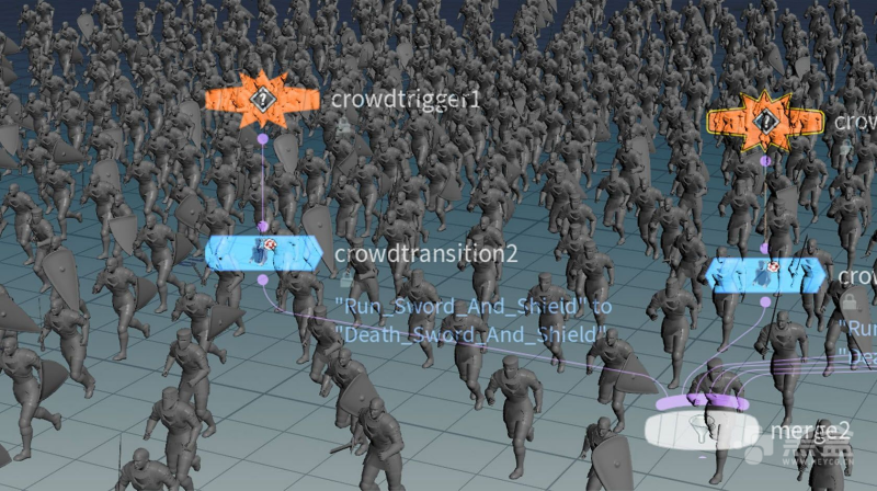 FXPHD - Houdini集群系统（Crowds）-Heycg.cn