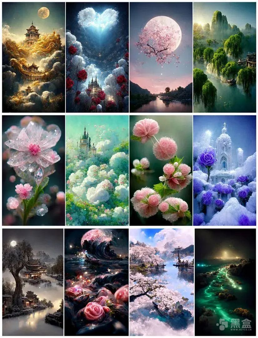 图片[1]-超全！Midjourney AI绘画全套关键词 8000多组描述词资源整理-Heycg.cn